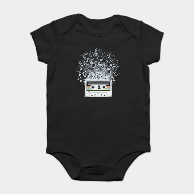 Cassette Tape Baby Bodysuit by GoshWow®